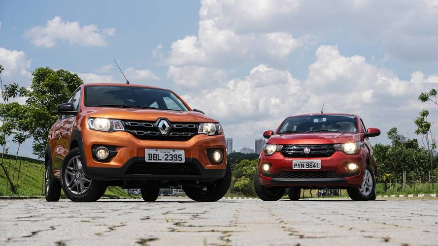 Comparativo Renault Kwid x Fiat Mobi