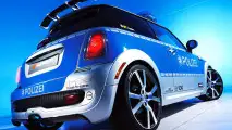 Mini im Blaulicht-Einsatz