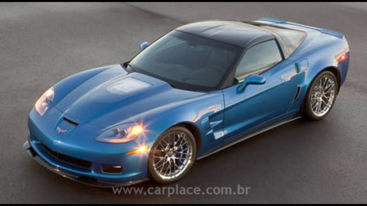 Chevrolet divulga fotos do Corvette ZR1 2009 de 620 cavalos de potência