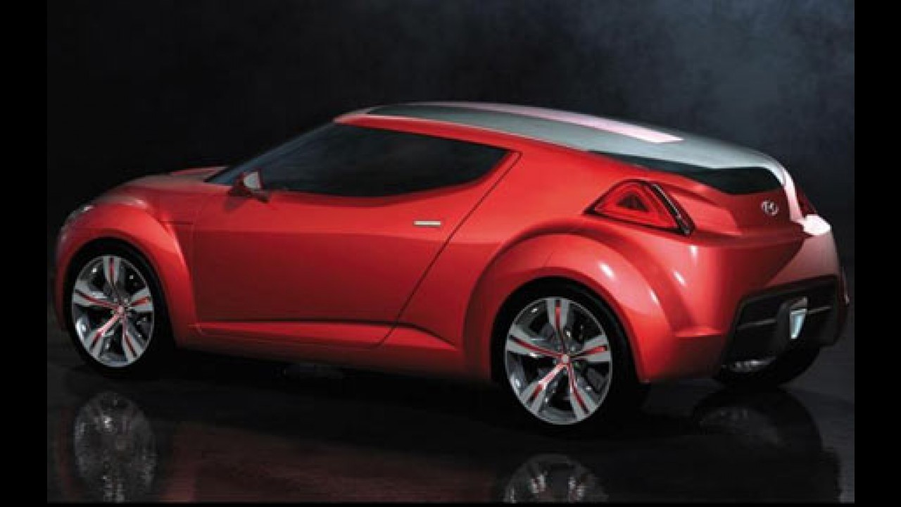 Salão de Frankfurt 2007 - Hyundai Veloster Concept desenvolvido para mercado jovem