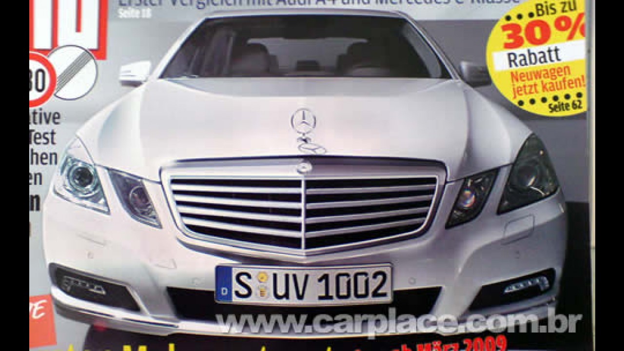 Nova geração: Vazam imagens do novo Mercedes-Bens Classe E 2010
