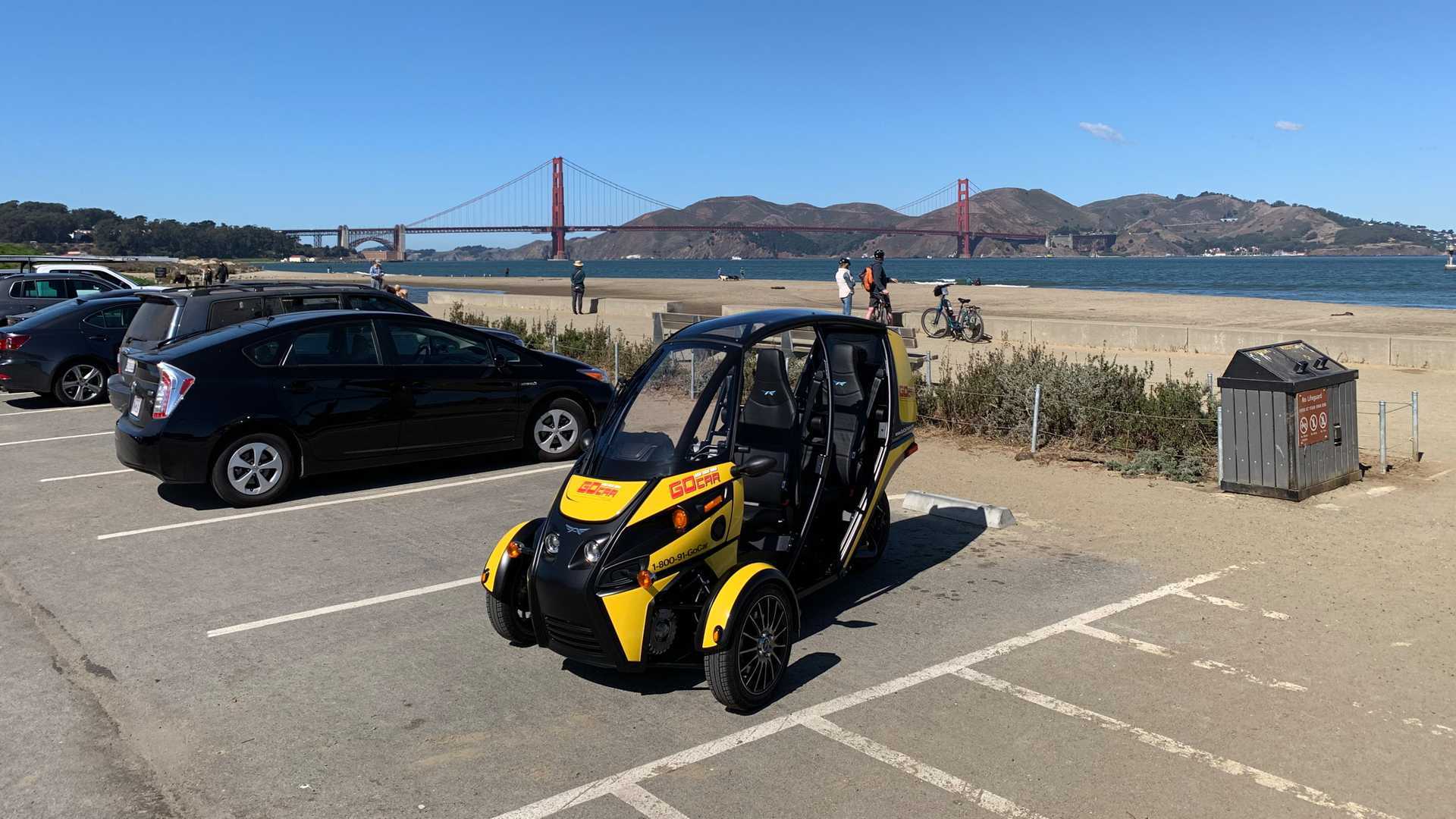 Arcimoto FUV in GoCar fleet in San Francisco