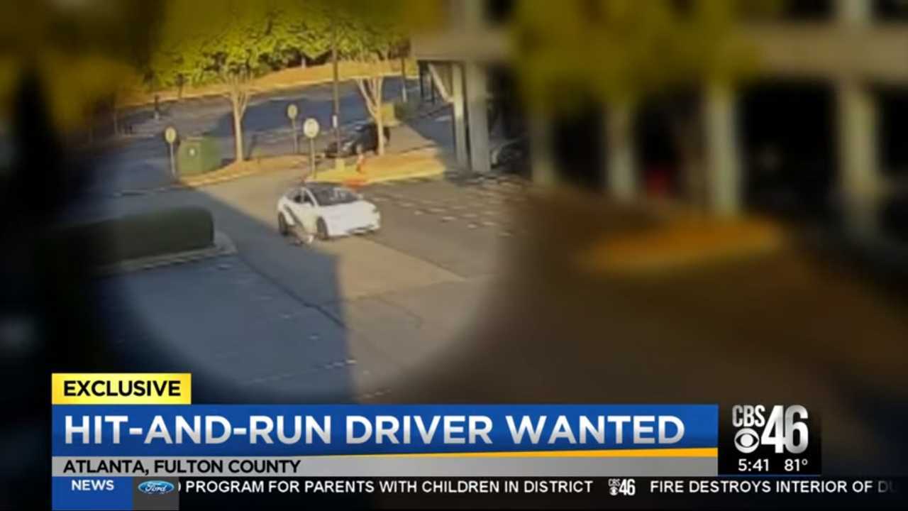 White Tesla Model 3 Driver Knocks Pedestrian In Georgia And Flees
