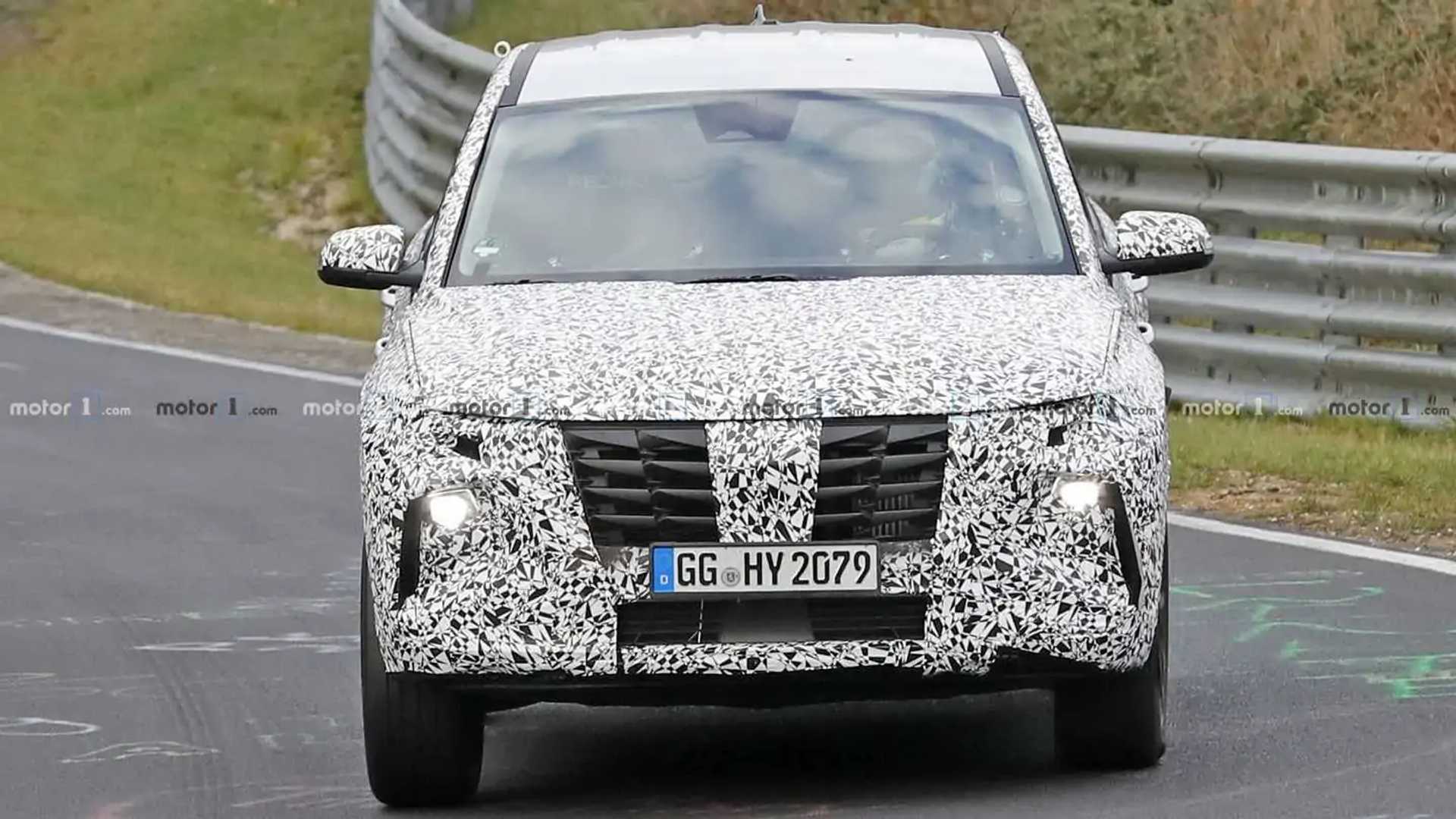 Hyundai Tucson (2020) auf dem Nürburgring erwischt