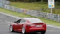 Tesla Model S Plaid spy photo