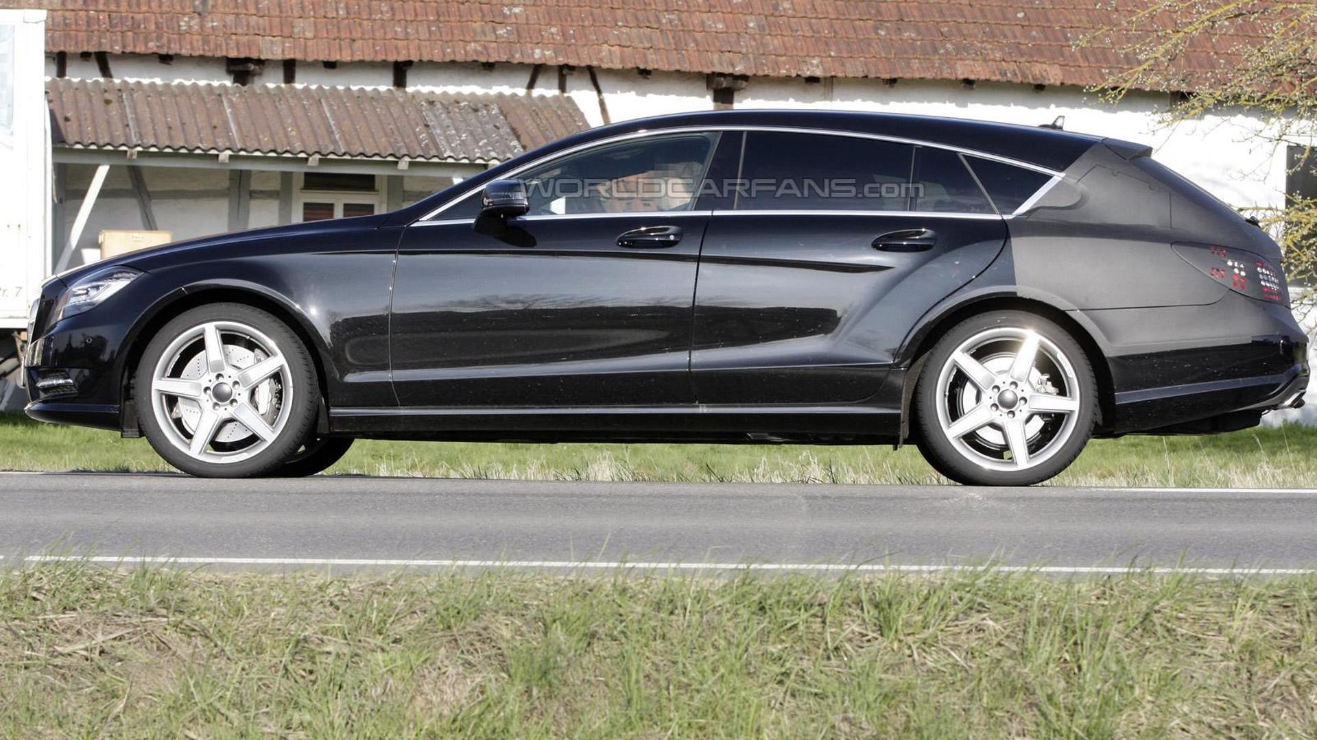 Mercedes Cls Shooting Brake Spied Again