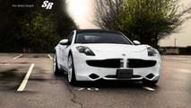 Fisker Karma with PUR 2Wo wheels 30.04.2012