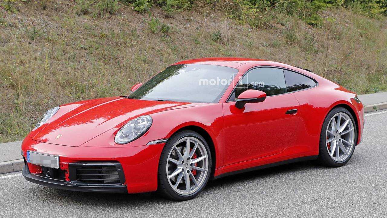 2018 Porsche 911 yeni casus fotoğraflar