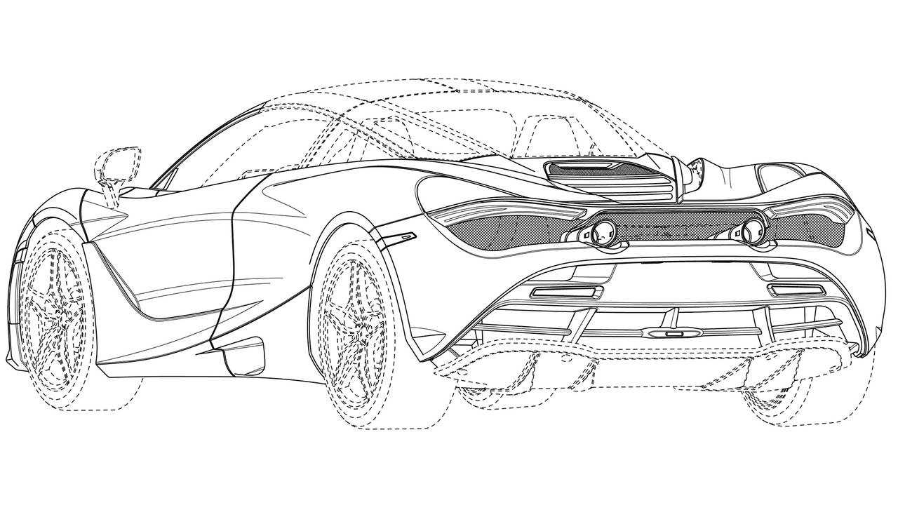 McLaren 720 Spider Patent Çizimleri