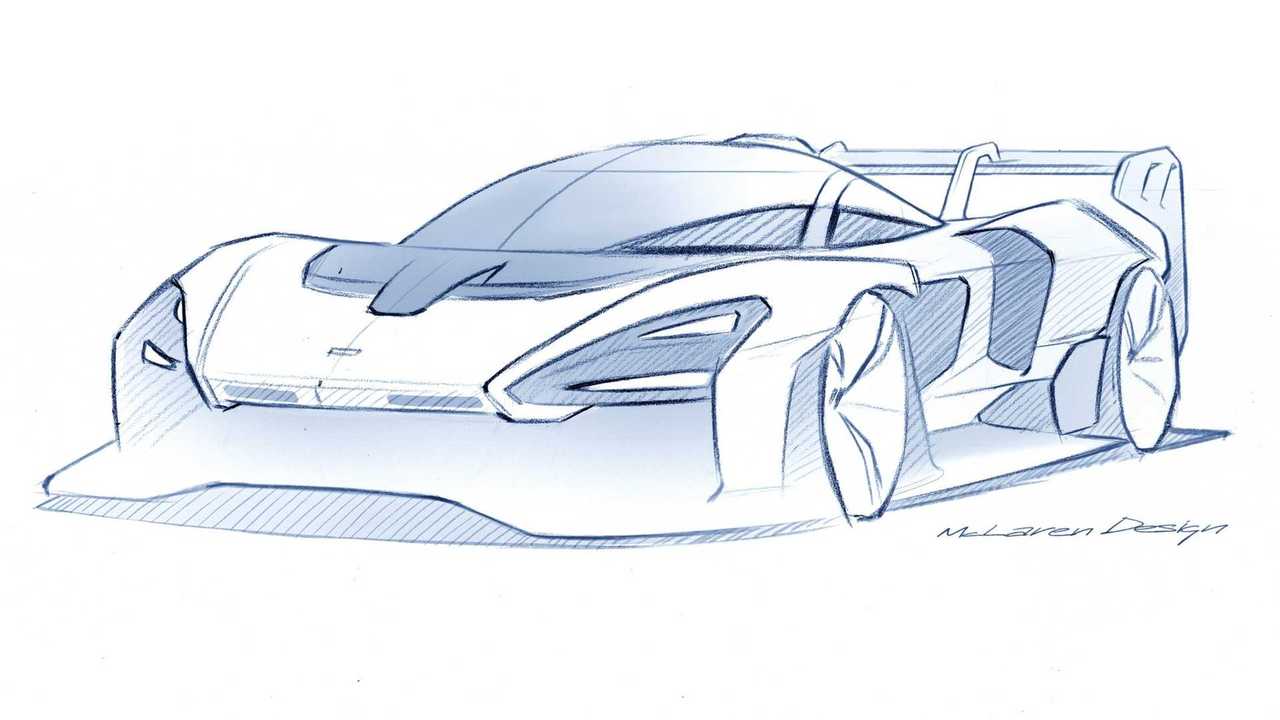 McLaren Senna GTR sketch