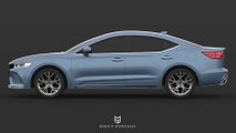 2020 Mitsubishi Galant Renering