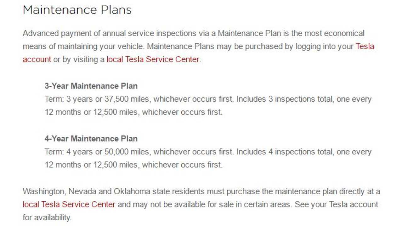 Tesla Increases Price Of Maintenance Plans For Model S X