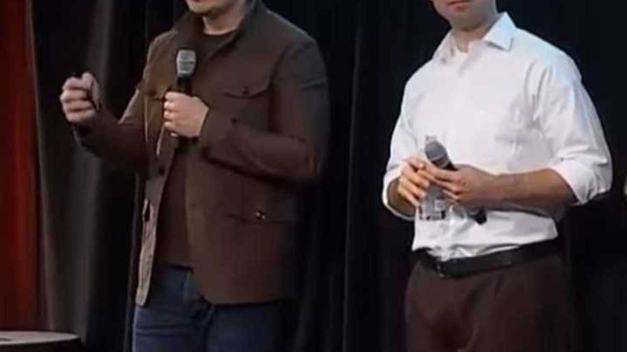 Elon Musk And J.B. Straubel Speaking At The 2016 Annual Tesla Shareholder Meeting On Tuesday, May 31