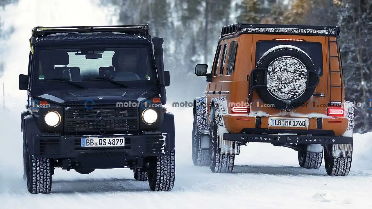 Mercedes G Klasse 4x4 Quadrat 22 Fast Ungetarnt Erwischt
