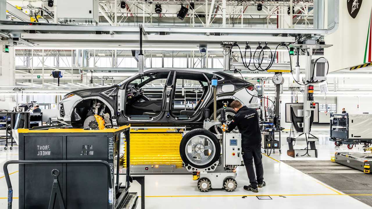 Lo stabilimento Lamborghini di Sant'Agata Bolognese