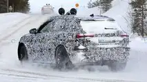 Audi Q6 e-tron (2023) auf neuen Erlkönigbildern