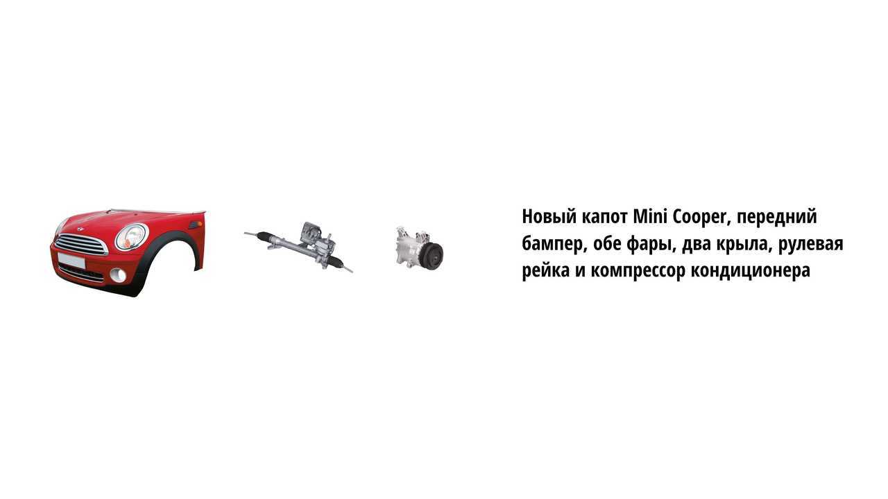Лада Гранта в запчастях Mini Cooper