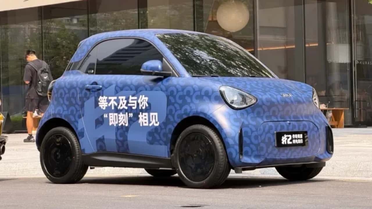 Novo Smart #2 elétrico é flagrado na China antes do lançamento