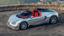 Bugatti Veyron Grand Sport Vitesse with polished aluminum body
