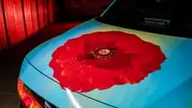 Mazda MX-30 R-EV Poppy Art Car By Mission Motorsport