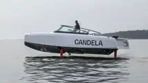 Candela electric hydrofoil boat