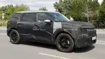 Kia EV9 als Erlkönig auf deutschen Straßen