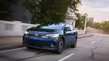 2023 Volkswagen ID.4 exterior front three-quarter view driving