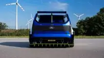Super van elétrica Ford