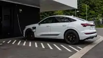Audi charging hub in Nuremberg, Germany
