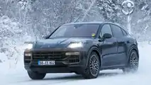 Photo espion de la Porsche Cayenne Coupé 2024