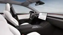 Tesla Model 3 (Highland) In China - white interior