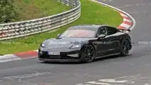 Porsche Taycan GT spy photo