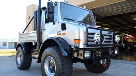 Emulate Your Inner Arnold Schwarzenegger By Buying His Custom Mercedes Unimog