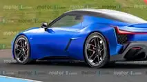 Toyota FT-Se Electric Sports Car Production Rendering
