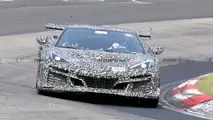 Chevrolet Corvette ZR1 Spionagefoto mit Frontansicht