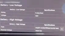 Cybertruck Owner's Manual - Battery Specs