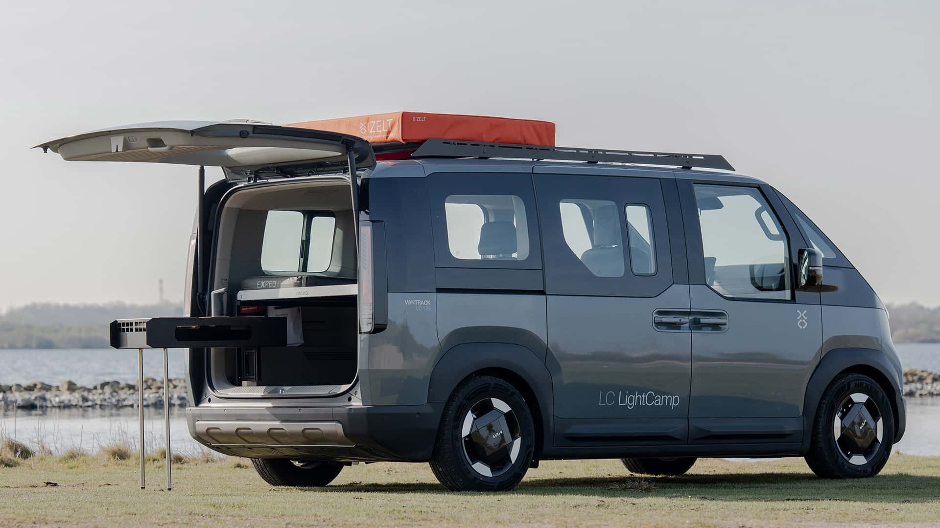 Kia Introduces Compact Electric Camper Van That Sleeps Four