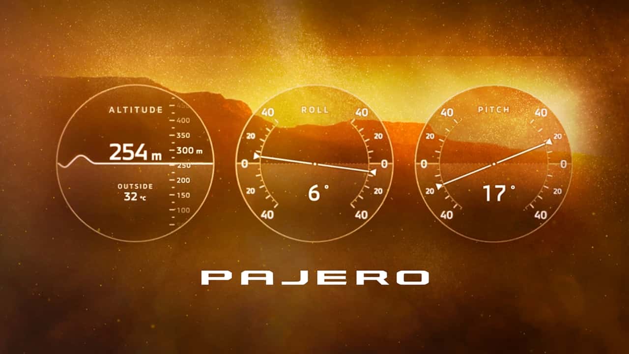 Digitales Multi Meter des Mitsubishi Pajero (2026)