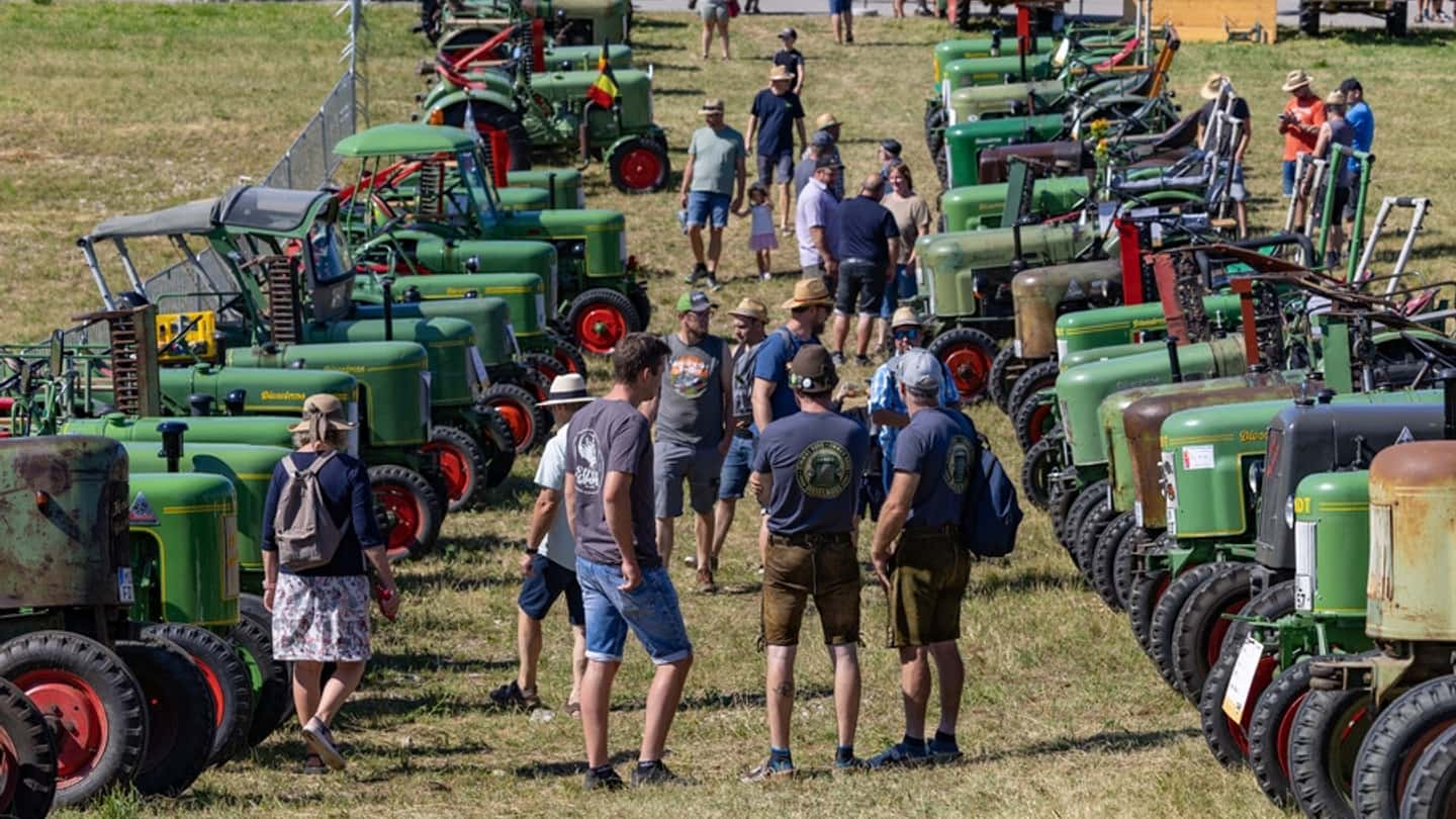 Fendt Dieselross: 500 trattori storici e 12.000 presenze