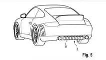 Le brevet Disappearing Racing Stripes de Porsche