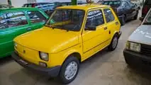 Der letztgebaute Fiat 126 aus dem Jahr 2000