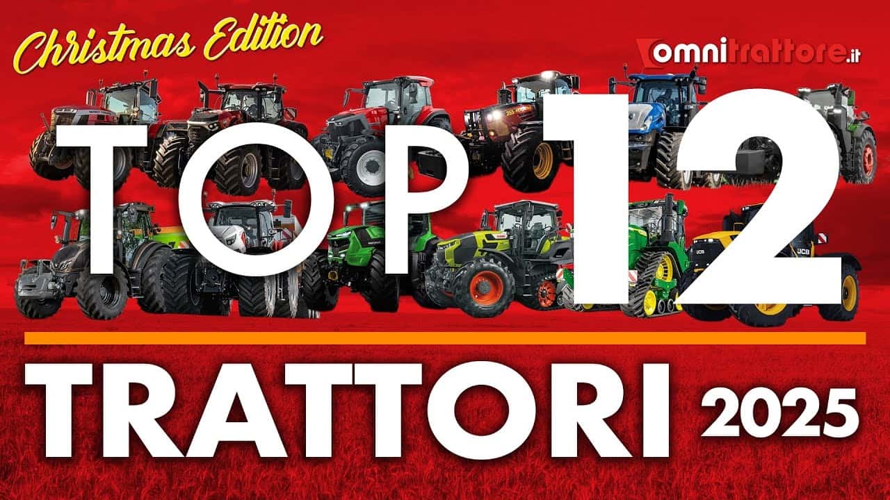 Top 12 trattori 2025: la Christmas edition di OmniTrattore.it