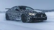 Mercedes-AMG CLE Mythos: fotos de pruebas en nieve