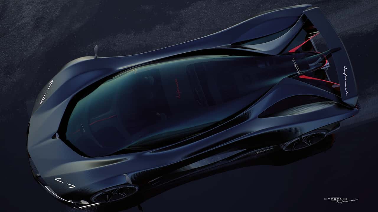 Pagani Infernal concept interior detail