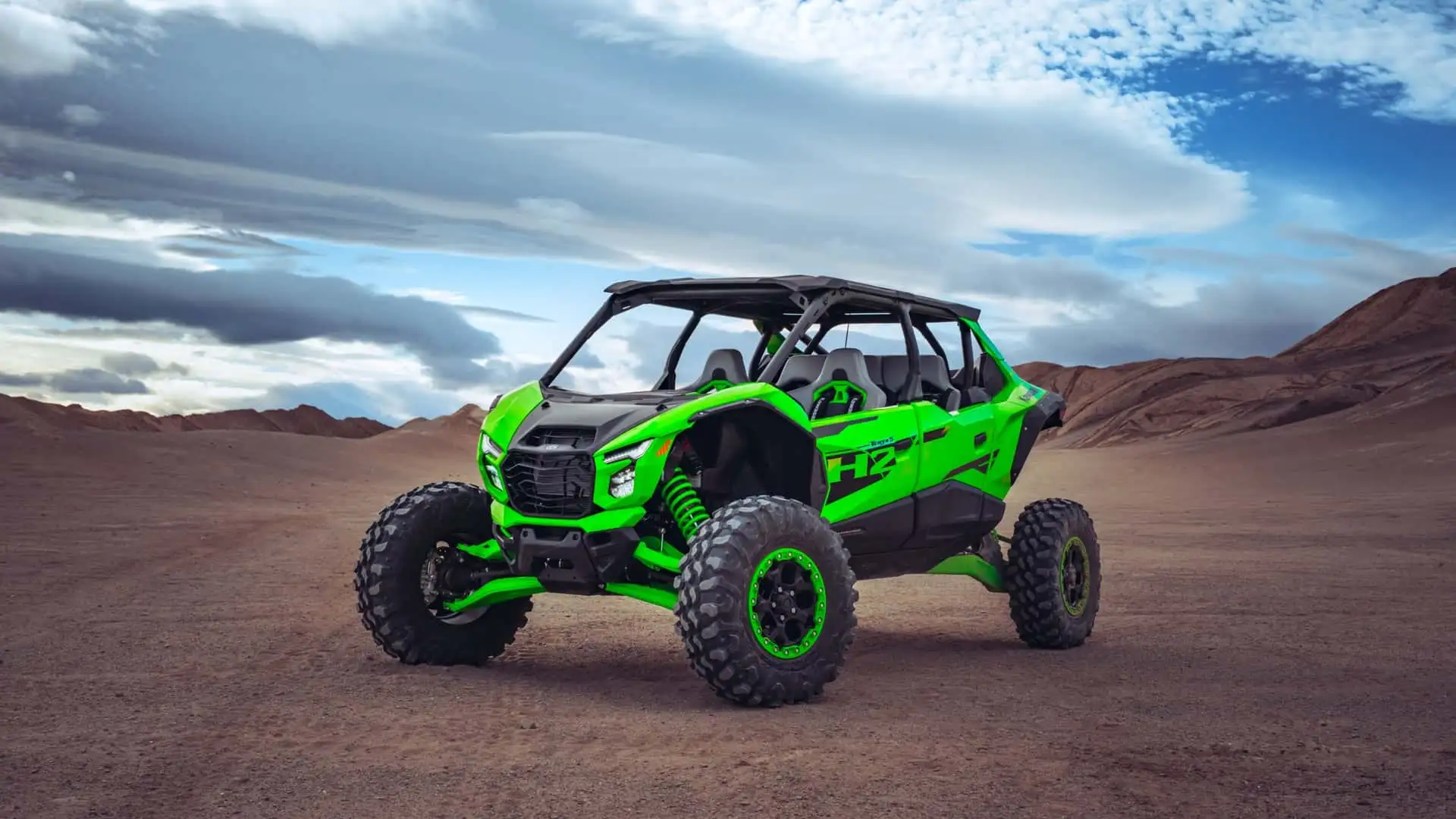 The 250 Horsepower, Supercharged Kawasaki Teryx H2 Side-by-Side