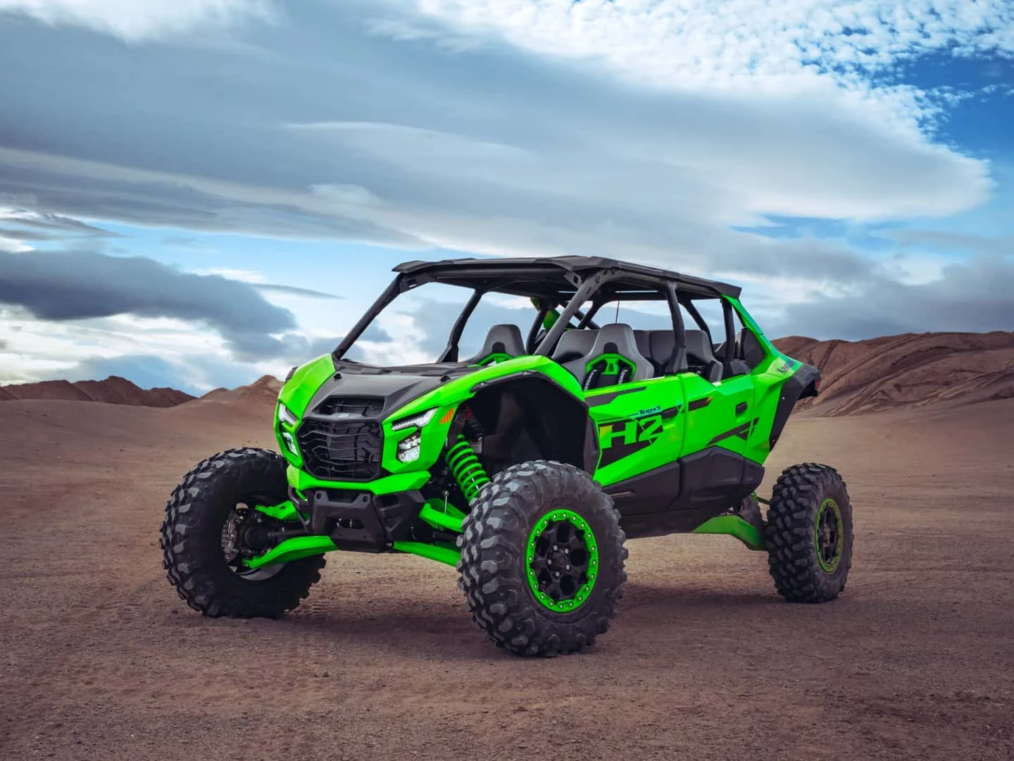 The 250 Horsepower, Supercharged Kawasaki Teryx H2 Side-by-Side