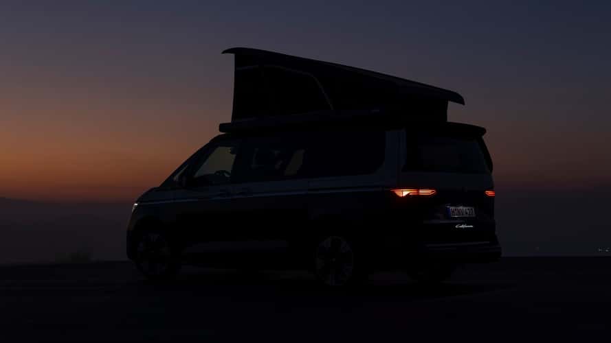 Volkswagen California T7 Teaser Shows Pop-Up Roof Before August 24 Debut