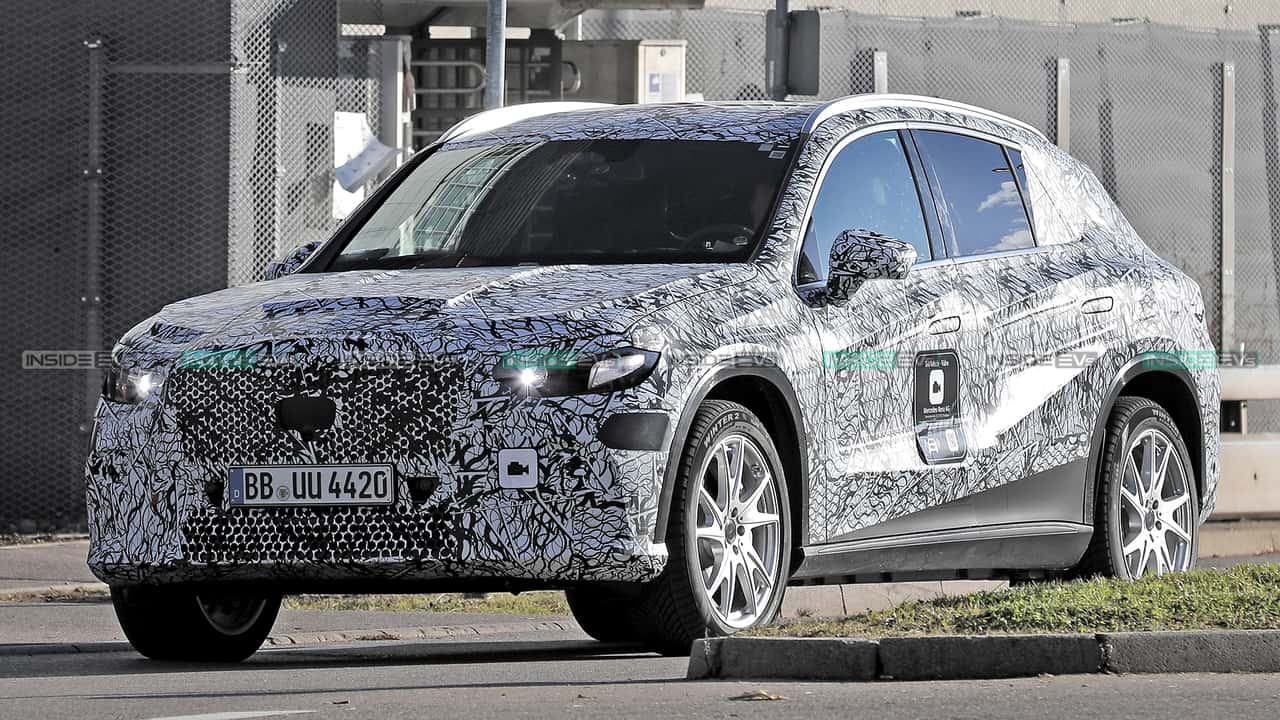 Mercedes GLC EV (2026) Erlkönigfotos