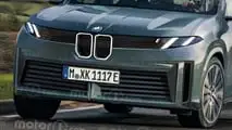 BMW iX3 2025, render Motor1.com