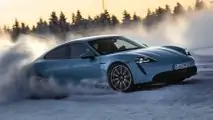 2020 Porsche Taycan 4S: Ice Driving
